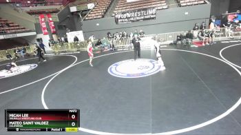 126 lbs Cons. Round 5 - Micah Lee, Valhalla Wrestling Club vs Mateo Saint Valdez, California