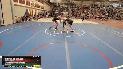 150 lbs Champ. Round 1 - Carter Schmelzle, Boulder Creek vs Weston Steinepreis, Highland