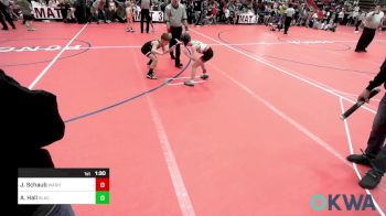 64 lbs Round Of 16 - Josh Schaub, Warhawk Wrestling Academy vs Aidyn Hall, Blackwell Wrestling Club