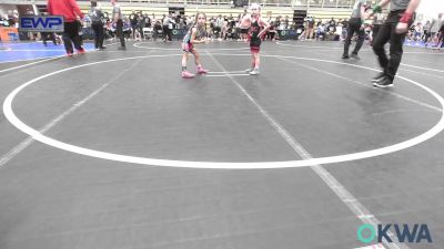 46 lbs Consolation - Adalynn Doyle, Iron Grapplers Wrestling Club vs Emmalyn Gibson, Wolfpak Wrestling