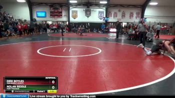 145 lbs Semifinal - Nolan Riddle, Fort Madison vs Dirk Boyles, Van Buren County