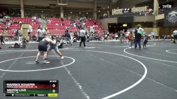 130 lbs Round 3 - Maverick Schaefer, Trailblazer Wrestling Club vs Weston Love, Triumph