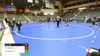 132 lbs Final - Duke Hightower, Arkansas vs Xzavier Molinas, North DeSoto Wrestling Academy