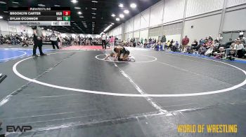 80 lbs Semifinal - Brooklyn Carter, Washington 9U vs Dylan O'Connor, Shelton Wrestling Academy 9U