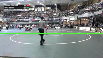 135 lbs Champ. Round 1 - Jyllian Stapleton, Sabetha HS vs Mya Trevino, Russell HS