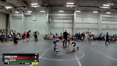 80 lbs Round 5 (8 Team) - Zavier Olver, Mat Assassins vs Nick Hoskin, Kraken