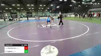 160 lbs Round Of 16 - Jack Mackiernan, Smittys Barn vs Kyle Vigeant, JDFWC