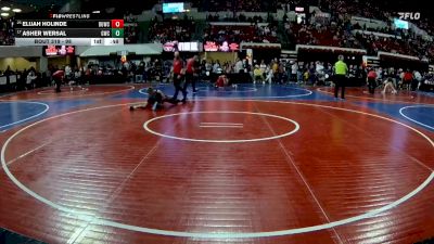 98 lbs Cons. Round 5 - Elijah Holinde, Glasgow Wrestling Club vs Asher Wersal, Glasgow Wrestling Club