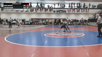 138 lbs Semis (16 Team) - JAYLEN DAVIS, Elbert County vs Jenz Martin, Gordon Lee