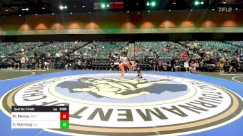 165 lbs Quarterfinal - Murphy Menke, Oregon State vs Daniel Manibog, Cal Baptist