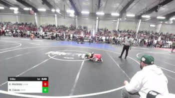 54 lbs Semifinal - Adam Medeles, Adam City WC vs Mark Casas, Monte Vista Takedown Club