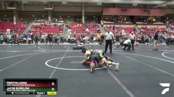 160 lbs Round 5 - Tristyn Lopez, Carl Junction Take Down Club vs Jacob Burklow, Team Lightning Wrestling Club