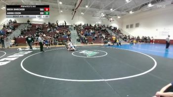 150 lbs Quarterfinal - Beck Swecker, Thunder Basin vs Aiden Cook, Green River