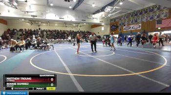 120 lbs Quarterfinal - Ronnie Ramirez, Walnut vs Matthew Troung, La Serna