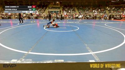 70 lbs Quarterfinal - John Cambra IV, Mat Assassins vs Zayden Ayala, Sebolt Wrestling Academy