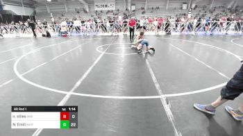 95 lbs Rr Rnd 1 - Nutter Stiles, Ragin Raisins Catawba vs Nico Emili, TSB