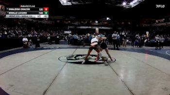 Girls 114 lbs Cons. Round 3 - Onaleigh Chacon, Eldorado vs Brielle Lucero, Farmington