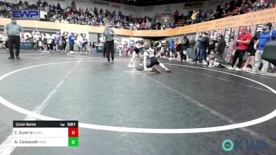 73 lbs Consolation - Casin Guerra, Newcastle Youth Wrestling vs Adrian Colescott, Madill Takedown