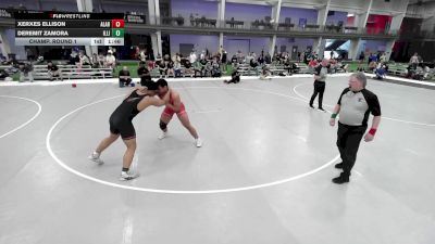 Junior Boys - 215 lbs Champ. Round 1 - Xerxes Ellison, Alabama vs Deremit Zamora, Illinois