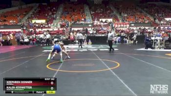 3-2-1A 106 Quarterfinal - Kaleb Keiswetter, Norton Community vs Xzephren Donner, Russell