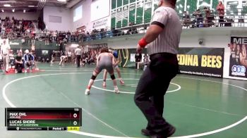 113 lbs Cons. Round 5 - Max Ohl, Ashland vs Lucas Shore, Miami East (Casstown)