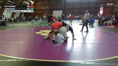 215 lbs Rr Rnd 1 - Guy Oelsner, Rednose Wrestling School vs Owen Pavao, Metrowest United