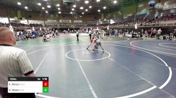 130 lbs Final - Eli Bency, Colorado Outlaws vs Carlos Rojas, Bear Cave WC