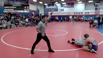 197 lbs Finals (2 Team) - Joseph Petrella, Baldwin Wallace vs Kam Royster, Loras