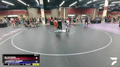 108 lbs Cons. Semi - Eli Guydon, Global Wrestling Club vs Lawrence Hilbert, ONE Wrestling Academy