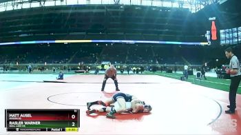 D2-126 lbs 3rd Place Match - Matt Ausel, Mason HS vs Rasler Warner, Gull Lake HS