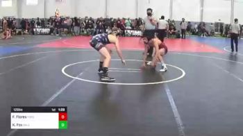 126 lbs Round Of 32 - Fabian Flores, Ford Dynasty WC vs Keegan Fox, Salem Elite