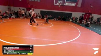 133 lbs Round 6 (8 Team) - Sam Melton, Southwest MO Stingers vs Pablo Hernandez, Big Dog Ranch