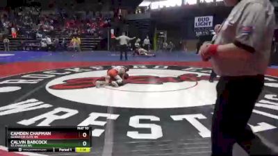 60 lbs Champ. Round 2 - Calvin Babcock, St. Charles WC vs Camden Chapman, Gladiator Elite WC