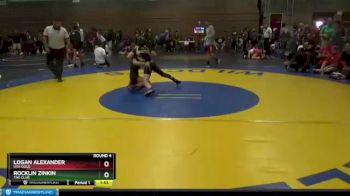 101 lbs Round 4 - Rocklin Zinkin, The Club vs Logan Alexander, USA Gold