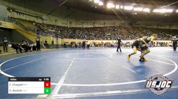 110 lbs Quarterfinal - Zayne Chappell, Tulsa Blue T Panthers vs Drake Rosholt, Tuttle Elite Wrestling Club