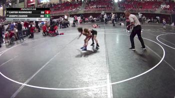 59 lbs Cons. Round 5 - Joseph Zander, Westside Wrestling Club vs Carter Rodriguez, Shelton Kids Wrestling
