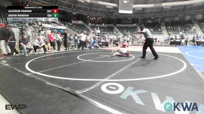 80 lbs 3rd Place - Jackson Parker, Standfast vs Jestin Rosson, Vian Wrestling Club