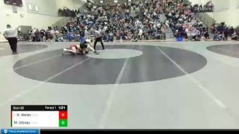 152 lbs Champ. Round 1 - Hyrum Weiss, North Eugene vs Malakie Gibney, St. Helens