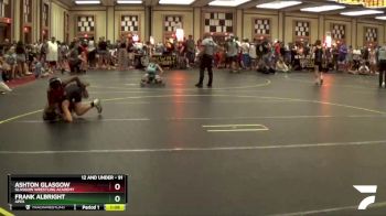 91 lbs Champ. Round 1 - Ashton Glasgow, Glasgow Wrestling Academy vs Frank Albright, Apex