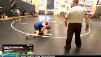 138 lbs Champ. Round 1 - Donovan Hendrickson, Burlington vs Evan Henry, Deer Park