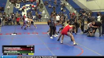 170 lbs Cons. Round 5 - Matthew Martinez, Fullerton Union High School Wr vs William Wilson, South Torrance High School