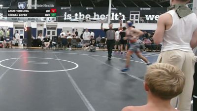 115 lbs Rr Rnd 2 - Zach Henschel, VHW Red - HSC vs Keegan Lopez, BKWC - HSC