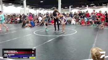 125 lbs Round 1 (6 Team) - Katie Porcelli, U2 Upstate Uprising vs Ava Akacha, Misfits