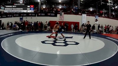 55 kg 3rd Place Match - Ezekiel Witt, Bison Wrestling Club vs Jeremiah Wachsmuth, COBRA ALL-STARS / Cobra Wrestling Systems LLC