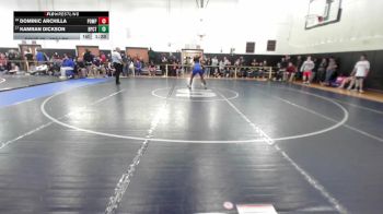 150 lbs Round Of 32 - Dominic Archilla, Pomperaug/Watwn/Naug vs Kamran Dickson, Bridgeport Co-op