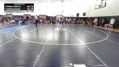 150 lbs Round Of 32 - Dominic Archilla, Pomperaug/Watwn/Naug vs Kamran Dickson, Bridgeport Co-op