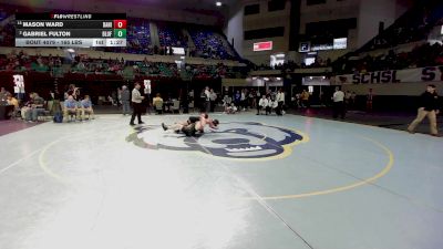 165 lbs Round Of 16 - Mason Ward, Daniel vs Gabriel Fulton, Bluffton