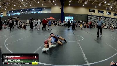 105 lbs Round 3 (8 Team) - Channing Garrett, Ohio Gold vs Bentley Weaver, North Carolina National Team