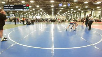 154 lbs Rr Rnd 1 - Calen Saska, TDWC Maniacs Blue - MS vs Kingston Corrente, Iron Faith - MS