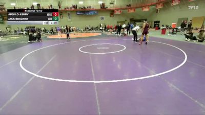 174 lbs Cons. Round 4 - Jack Seacrist, Aurora Universtiy vs Apollo Ashby, Augsburg